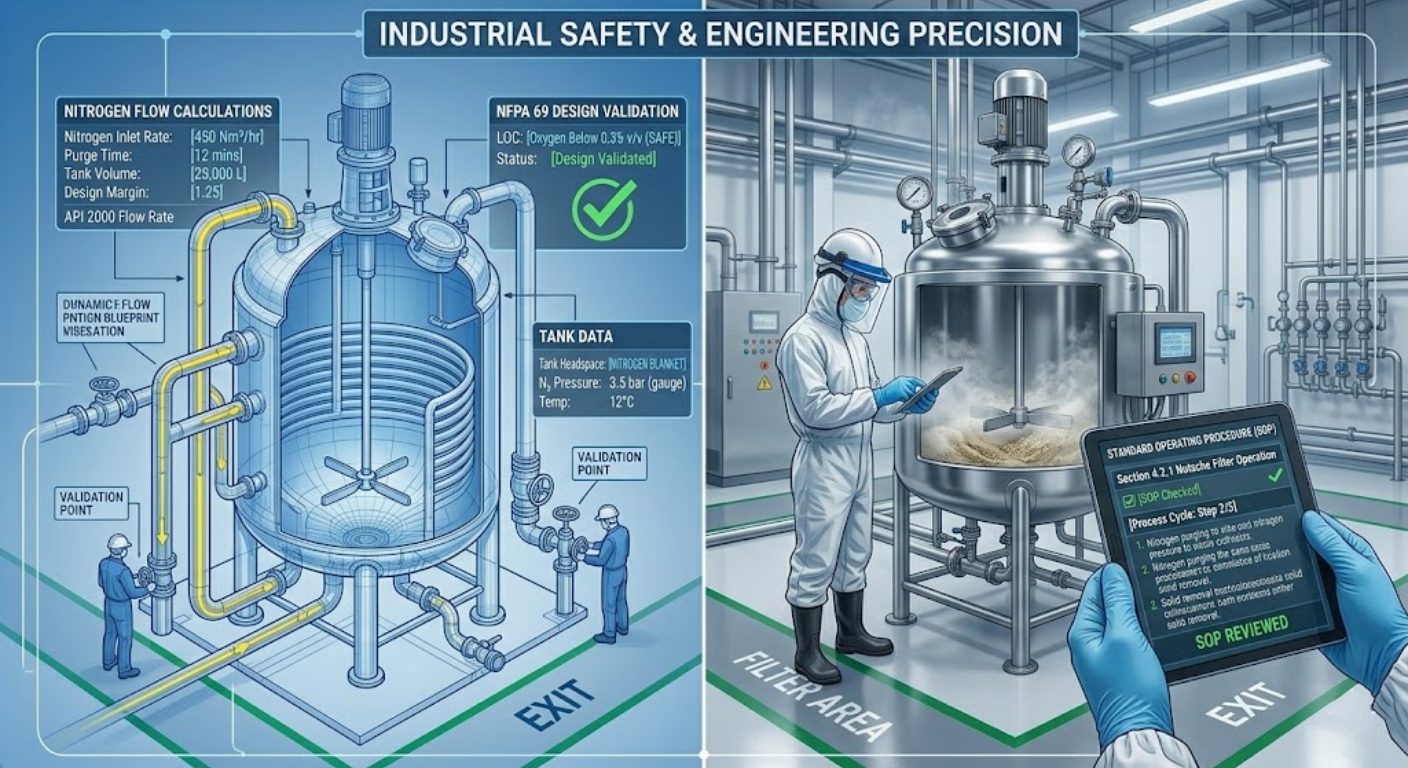 Tank Inertization N₂ Inertization & Validation Case Study – Tagros Chemicals, Cuddalore